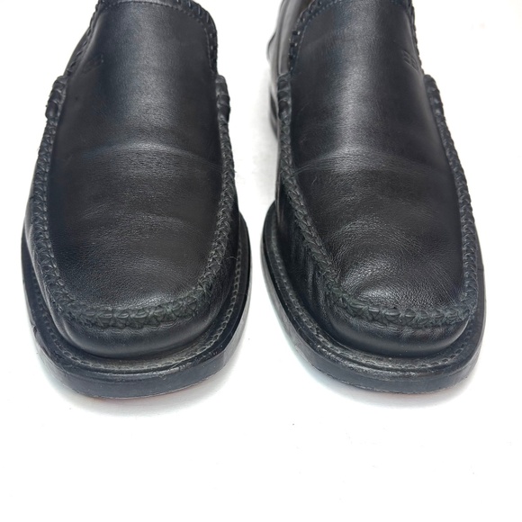 Balenciaga Italian Black Leather Driving Loafer | 9 main image 5